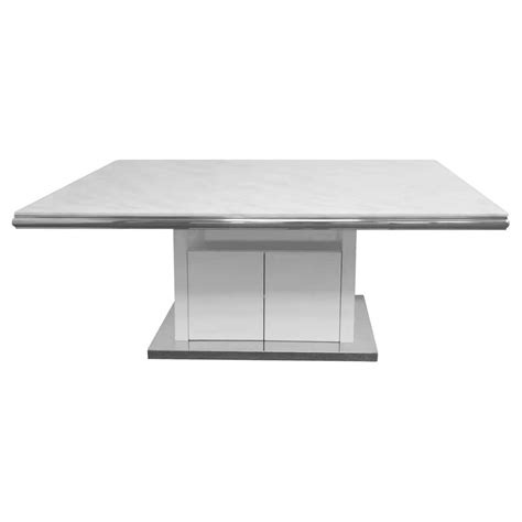 Casterley Stone Top Dining Table White Easy Home Furniture