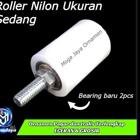 Jual Vva Roda Roller Nilon Ukuran Sedang Penuntun Pintu Gerbang