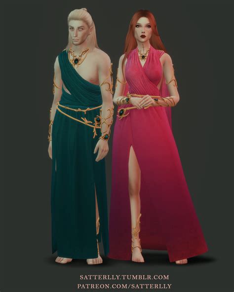 Baldurs Gate 3 Dream Of At Night Outfit Satterlly Sims 4 Mods