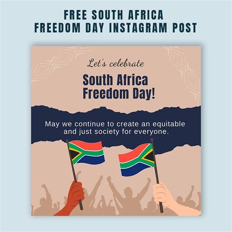 South Africa Freedom Day Instagram Post in Illustrator, EPS, JPG, PNG ...