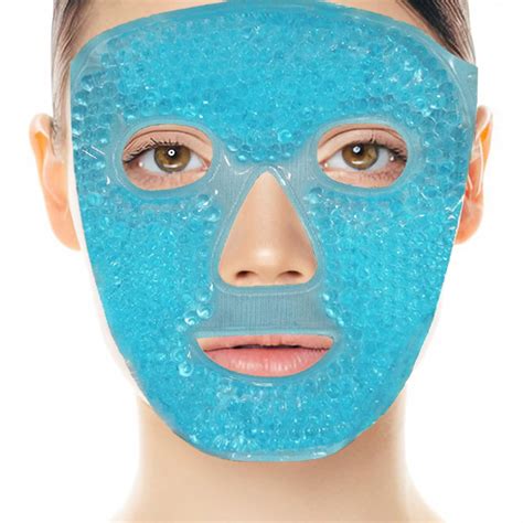 Cold Face Eye Mask Ice Pack Reduce Face Puff Dark Circles Gel Beads Hot Heat Cold Compress Pack