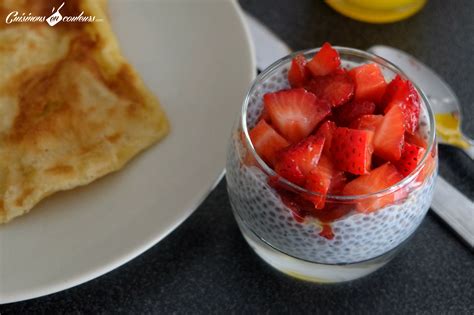 Verrines De Graines De Chia Aux Fraises Cuisinons En Couleurs