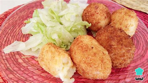 Croquetas de papa Receta FÁCIL y CASERA