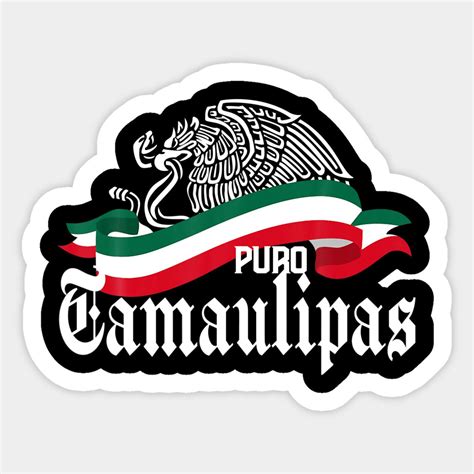 Tamaulipas Mexico - Puro Tamaulipas Flag Eagle Sticker | Tamaulipas ...