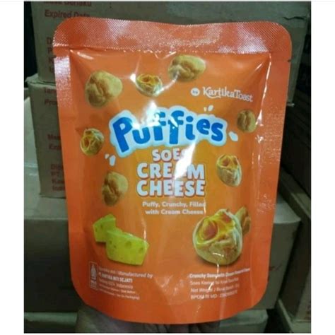 Jual Kartika Toast Puffies Crunchy Soes Cream Cheese Pouch 33gr