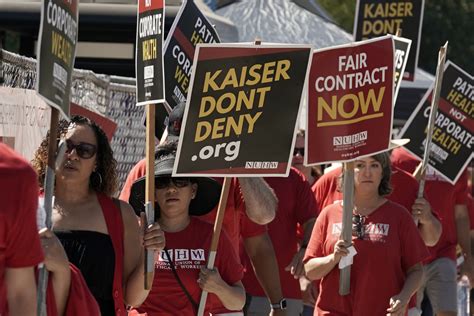 Huelga De Trabajadores De Kaiser Permanente C Mo Afecta A Los