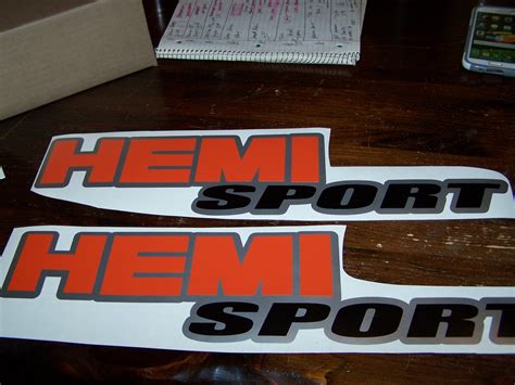 HEMI SPORT DODGE RAM VINYL BEDSIDE DECAL CHOOSE COLORS – Vellosvinyl