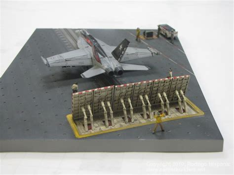 USN Carrier Deck Diorama W F A 18E Super Hornet