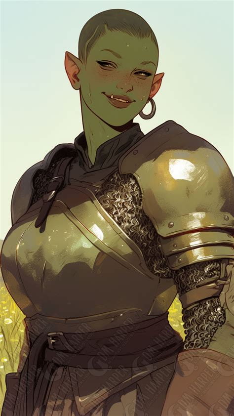 Pin on Concept Art in 2024 | Half-orc, Dungeons and dragons characters