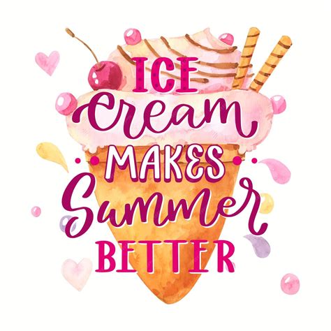 Free Vector Hand Painted Watercolor Summer Lettering