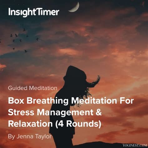 Box Breathing Meditation For Stress Management & Relaxation – YogiNest