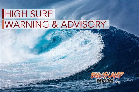 Update High Surf Warning Extended For Portions Of Big Island Until 6 A M Friday Big Island Now