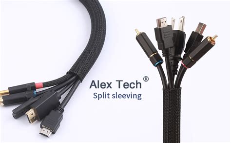 Amazon Alex Tech Ft Inch Cord Protector Wire Loom Tubing