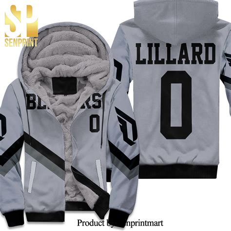 Blazers Damian Lillard Inspired Best Combo Full Printing Unisex Fleece