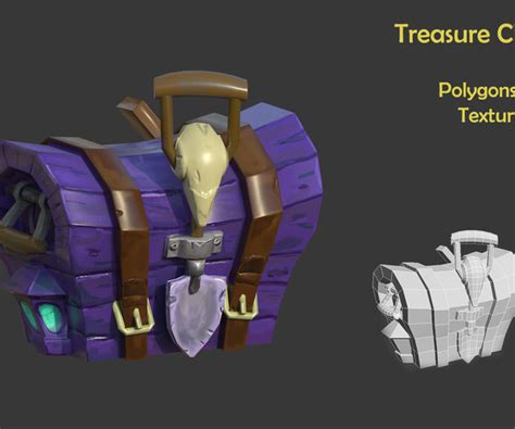 Artstation Treasure Chest Game Assets