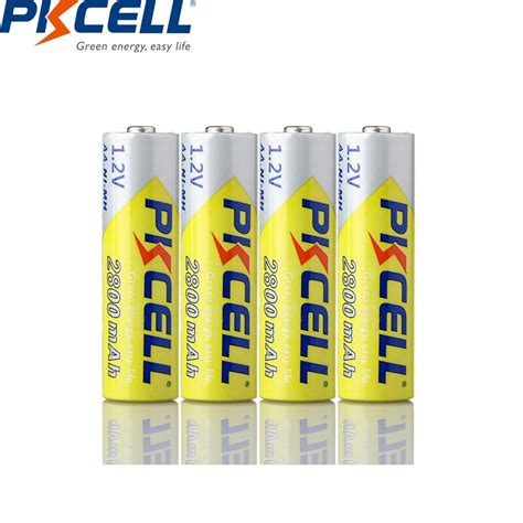 Pcs Pkcell Nimh V Aa Mah Rechargeable Grandado