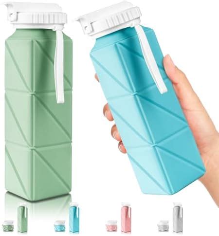 Amazon TakeToday Collapsible Water Bottles 20 Oz Leak Proof BPA