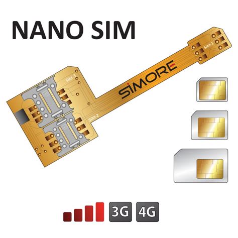 X-Triple Nano SIM - Triple dual SIM adapter for Nano SIM format ...