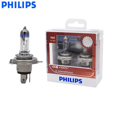 Philips H4 9003 Hb2 12v 60 55w X Treme Vision Car Headlight Bright