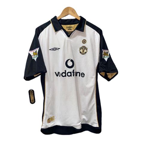 Manchester United Centenary 2001 02 Away Jersey Men S Fashion Tops