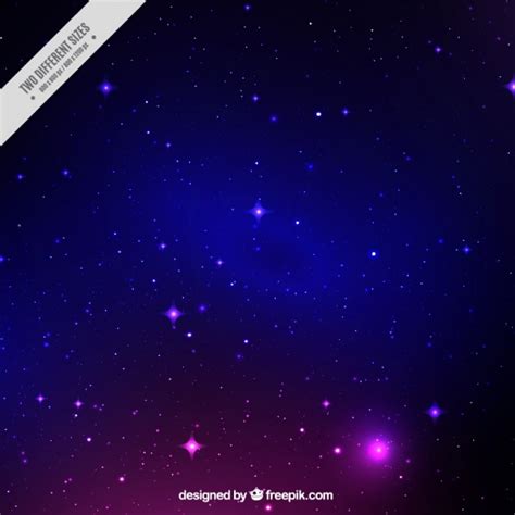 Fondo Abstracto Con Estrellas Brillantes Vector Gratis