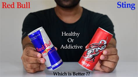 Red Bull Vs Sting Energy Drink Comparison Which Is Better