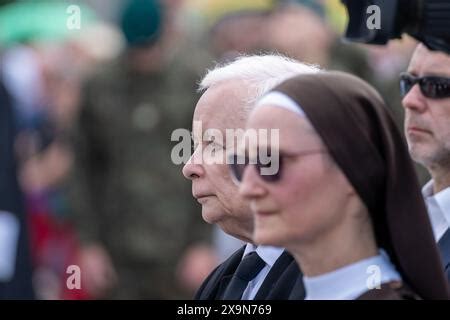 Mp Pis Former Deputy Prime Minister Jaros Aw Kaczynski Seen During The