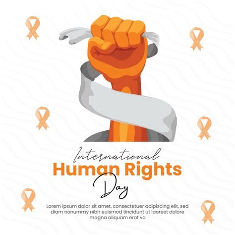 Premium Vector International Human Rights Day Social Media Template