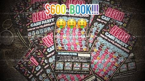 Scratching 600 Neon Cash Party Book Win Up To 5 000 000 California