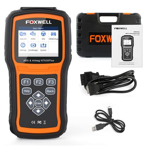 Foxwell NT630 Plus ABS Bleeding SRS SAS OBD2 Code Reader Diagnostic