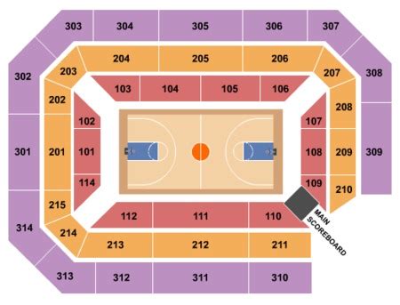 Ryan Center Uri Seating Chart