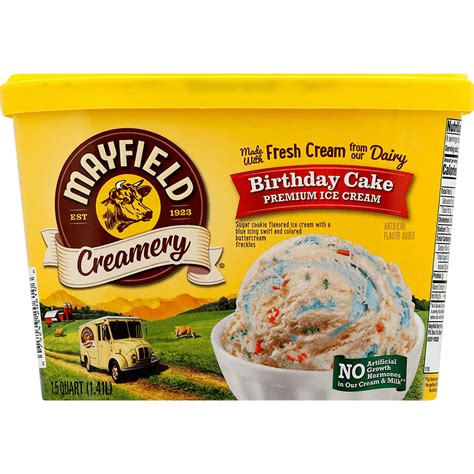 Birthday Cake Flavored Ice Cream