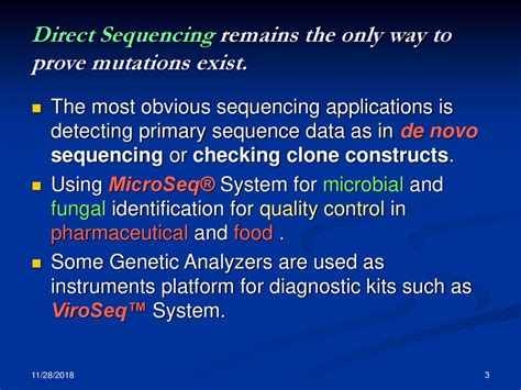 With Genetic Analyzers From Applied Biosystems Ppt Download