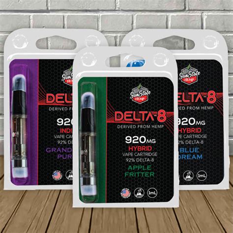 Sunstate Hemp Delta 8 Thc Vape Cartridge 920mg Great Cbd Shop