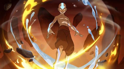 Avatar Aang In Avatar State Wallpaper