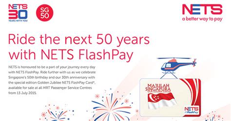 Nets Celebrate Sg50 With Special Edition Golden Jubilee Nets Flashpay