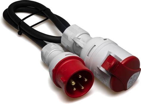 Cee Starkstrom Adapter Stecker Und Steckdose A Auf A Standard