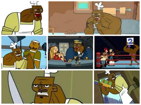 Chef Hatchet Collage The Chef Total Drama Island Cartoon Drama