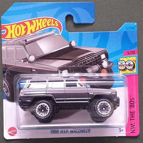 Hot Wheels 1988 Jeep Wagoneer Grey HW The 80s Perfect Birthday Gift Miniature Collectable Model