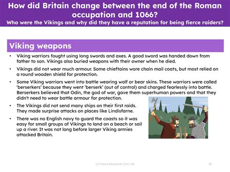 Viking weapons - Info pack | 4th Grade History