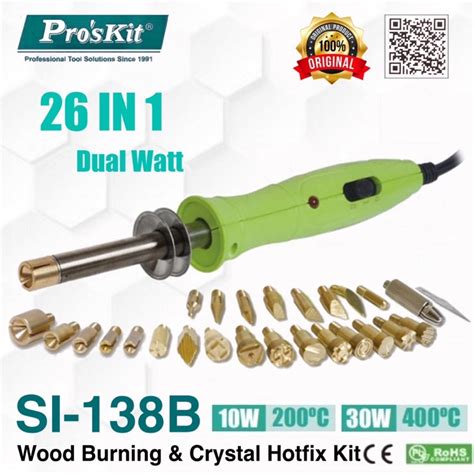 Proskit Si B Wood Burning Crystal Hotfix Kit Shopee Malaysia