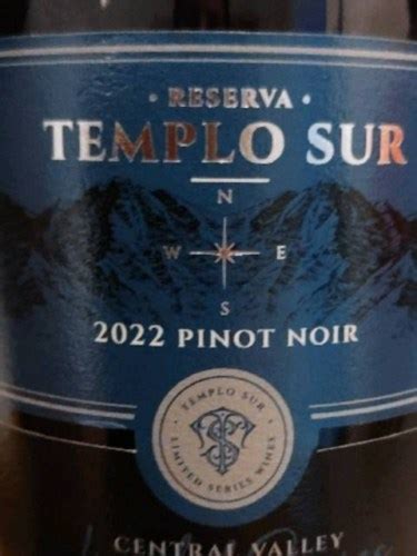 Templo Sur Limited Series Reserva Pinot Noir Vivino Us