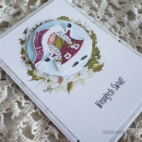 Kartka Wi Teczna Bn Handmade Scrapbooking Bo E Narodzenie