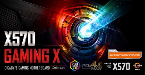 Gigabyte AMD X570 GAMING X Motherboard : UCS