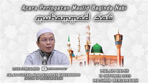 Live Peringatan Maulid Nabi Muhammad Saw Dimajelis Rutinan Malam