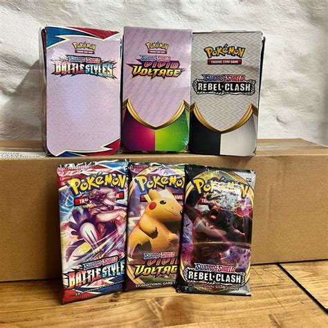 Pokemon Sword and Shield Booster Packs Brand New & Sealed / Vivid ...