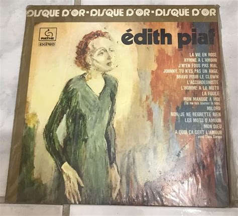 Vinil Edith Piaf Disque Dor Item De M Sica Emi Usado Enjoei