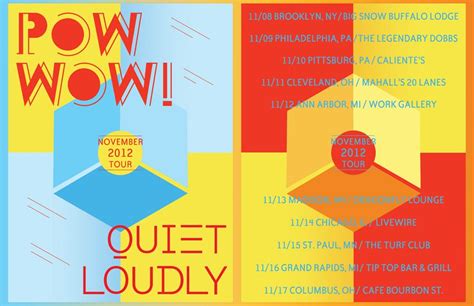 Pow Wow Tour Poster Tour Posters Pow Wow Ann Arbor Chicago Tours