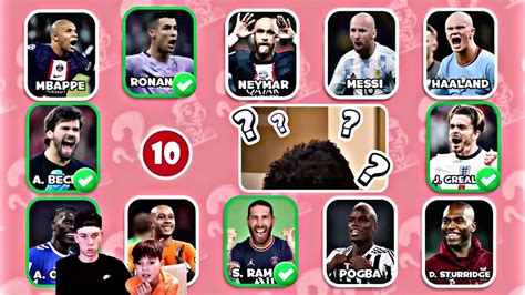 Guess The Soccer Player Quiz For Youtube