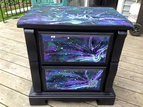 Unicorn Spit Night Stand Not Done By Me Galaxy Decor Unicorn Spit